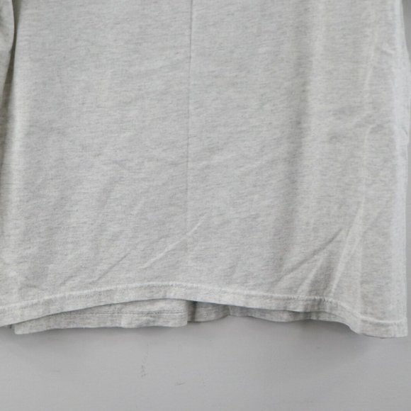 Vintage Streetwear Blank Short Sleeve Shirt Gray - Picture 8 of 8